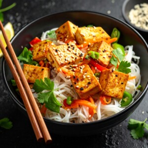 Vegan Tofu Rice Noodles