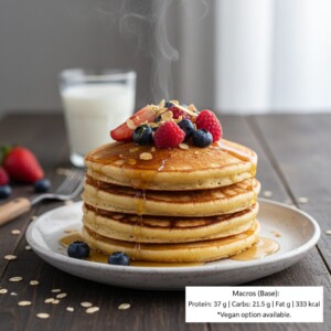 Soft, fluffy high-protein Pancake
